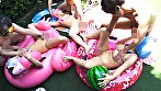 オッパイ100cm爆乳Iカップ美少女コスプレイヤー野外露出撮影会 - Image 12