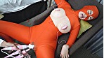 ［ワケアリ応募］全身タイツの女 A5ランク極上肉／175cm／H-cup／静河（仮名） サンプル画像9