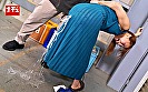 シーン7：同じマンションに住む無防備な透けパン美尻女に浣腸をぶち込んだら我慢できず着衣噴射 3 ゴミ捨て場にきた細身女