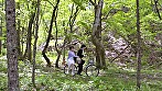 白衣の妹 無防備なお尻 画像5