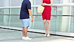横浜みなとみらいで見つけた美魔女さん 佐知子さん56歳。 サンプル画像1