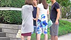 横浜みなとみらいで見つけた美魔女二人組 さくらさん38歳・千佳さん36歳。 サンプル画像1