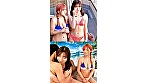 ヤバっマジで大きい（ ゜Д゜）W水着ギャルデカチン童貞君を逆3Pハーレム状態で生ハメ筆おろし！ドクドク中出しFESTIVAL りか にいな 親友二人で童貞君と密着混浴！そのまま優しくハーレム筆おろしSEX！ あかりちゃん＆こずえちゃん 画像1