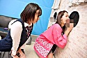 【はるか編】女子〇生さん限定！彼女が壁から出た乳首とおち〇ちんで彼氏当てゲーム！！当てれば豪華賞品！外れたら予期せぬ罰ゲームで人生初イキ！初NTR！