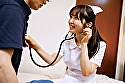 シーン6：『お注射で悪いもの、ぜ～んぶ抜いてあげるね』仕事で疲れた僕を、小柄Gカップの同棲彼女がパツパツ白衣でフェラ・パイズリ・騎乗位たっぷり甘々ご奉仕 善場まみ