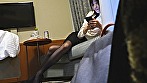 ビジネスホテル無防備オナニー スレンダー美人OL ＃2