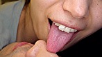 ソフトSの黒髪ロング女子がM男に濃厚鼻フェラ 画像5