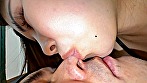 目力強めで気だるげなもなかちゃんがM男に濃厚鼻フェラ サンプル