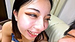 可愛い顔して口の中を支配するみれいちゃんがM男に濃厚キス サンプル