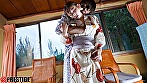 シーン9：ヤリ過ぎ中出し温泉旅館～極上の透明ボディを好き放題～ 七嶋舞