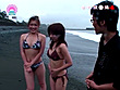 赤外線カメラでスケスケ盗○（4）～ビーチの水着ギャルが全て丸見え！ サンプル画像5