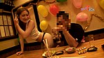 今話題のセクシーTバック居酒屋で手コキ→フェラ→本●できるの！？ サンプル画像16