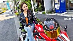バイクが相棒、スタイル抜群爆美女。サバサバクールな女の理性崩壊、生ハメSEXでイキまくる！ 画像2