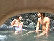 混浴露天風呂で女の子と仲良くなって、セックスできるのか！？ サンプル画像2
