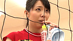 現役バレーボール選手がAVデビュー！ 上野雫 サンプル画像1