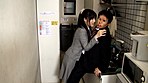 愛人関係の女子社員と仕事中に会社の死角でSEX サンプル画像21