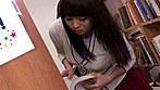 図書館で無音スローピストンSEX