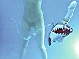 バイブヘッドシャーク水中アクメ サンプル画像2