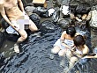 【 AI リマスター版 】混浴露天風呂で女の子と仲良くなって、セックスできるのか！？ 2