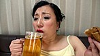 過積載の女 藤木静子 50歳 体重91.2kg デカ尻！デカ腹！豊満熟女の圧迫遊戯！ サンプル画像21