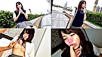 【個撮】おっとりP活女子_路上で濃厚キスからのホテルで生チ〇ポ挿入 画像1