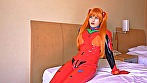 シーン1：【中出し】厳選美少女にコスプレさせてオレの子を孕ませる！【アカ・ラングレー】