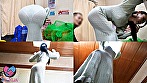 デカ美尻の隣人奥さんが、透けピタのエロいタイトワンピ姿で挨拶してくるもんだから･･･。ガン見がバレてしまった僕は、奥さんに更なるエロアピされてしまい･･･。【Hカップ爆乳と86cmデカ尻を鷲掴み！】