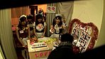 エロ行為一切禁止のメイドリフレで悪戯！隣に客がいるにも関わらず、声を押し殺し本気でイキまくるどスケベ巨乳メイド サンプル画像10