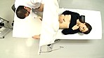 婦人科で医学的に映像が必要だと何も言えない女性患者達を騙して撮影する悪徳医師。ついにチ○ポまで突き刺しちゃいました。 サンプル画像14