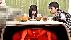 コタツの中で隣の父に内緒で義母のマ○コに悪戯してたらエスカレートして声を我慢してむしゃぶり合う近親相姦SEX受精中出し サンプル画像14