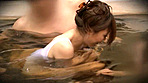 箱根強羅温泉で見つけたお嬢さん 裸より恥ずかしい水着で混浴入ってみませんか？ サンプル画像9