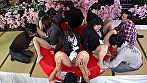 SOD女子社員 第2回！！ユーザー様をご招待して社内でHなお花見 まだ桜が咲いていなかったので代わりに美マン女子社員がサクラ色おま○こを満開にして超赤面接待！美マン素股早ヌキ・美マン3連ツインタワー・美マンおっぴろげ大回転 ほろ酔い美マン桜6名全員が咲き乱れSEX！美マンづくしで春を呼ぶくっぱぁの宴 サンプル画像7