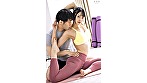 出産を控えた新婚夫婦から旦那を寝取って強制中出しさせる美人ヨガインストラクター 青木桃 - Image 2