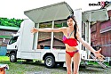 マジックミラー号 【カップルNTR】空イキするまでザーメン搾取！！ 耳元で囁く淫語手コキでM男化させる 藍芽みずきの痴女テク逆ナンパ 真夏の海水浴場SP サンプル画像3