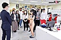 全裸業務で顔を真っ赤にしながらも羞恥心を克服！AD業務中にまさかの即ハメ中出し！？ SOD入社2年目 森川玉緒