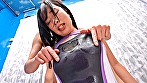 水泳部女子体育大生限定！競泳水着と美肌の隙間でチン★コキさせてもらえませんか？デカチンでオマ〇コの際ギリギリを刺激されいつの間にか火照った身体は自分から生挿入までおねだりしてしまうのか？撮って出しマジックミラー号～そらねちゃん編～ - Image 5