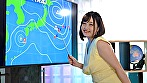 新中野お天気キャスター専門学校に通うお天気キャスターを目指す現役女子大生の「絶頂しても平然とする」授業風景に密着取材 キャスター実践授業