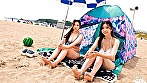 夏だ／／海だ／／水着ギャルだ／／御宿ビーチのビキニが眩しい素人お嬢さん！童貞君のオナニーのお手伝いしてくれませんか？こぼれおちそうな巨乳＆ムチムチヒップに童貞鼻血ブーww暴発しちゃう元気な童貞ち〇ぽにエチエチサマーGirlが筆おろし＆生中出し