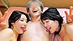一般男女ドキュメントAV ドスケベヤリマンたちと宅飲み→朝を迎えるまでずっと中出し 綺麗なお姉さん2人がチ〇ポバカになるまでヌイてくれるハーレム合コン 画像19
