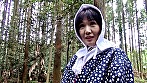 可愛いらしい我慢できない田舎の五十路熟女と野外で濃厚SEX！ 画像1