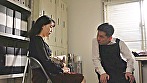 万引き主婦専門のごちになります店長の記録。憂いのある表情の寂しそうな美人妻 ドM炸裂いただき店長 画像1