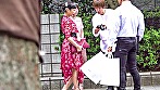 結婚式場付近でモデルのようなパーティドレスを着こなす挙式帰りの女子たちをナンパ！綺麗なフォルムの美女たちに中●しセックス決めちゃいました！！ 3