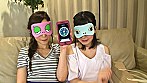 ガードのユルそうなスケベ女子大生限定！「テレビの取材で･･･」と声をかけ、Hな質問攻めでその気になった現役JDは友達がいるにも関わらず羞恥固定バイブでイキまくる！ サンプル画像4