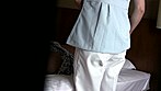 内緒でヤラしてくれるのは誰だ！ガードの固い人妻マッサージ嬢 拒みつつも全身ビクビクでイキまくり！中出し サンプル画像4