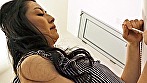 男性モデルの勃起チ○ポを見て サンプル画像21