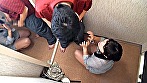 密室試着室で店員さんと2人きり･･･ 勃起チ●ポを露出して強引ヌキ依頼