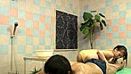 ソソる水着洗体で水着越しにマ○コへめり込むチ○ポに興奮！！ サンプル画像4
