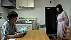 寝取らせ･･･控えめで大人しいIカップ爆乳妻が義兄弟にカラダをむしゃぶり付かれ淫らな姿を初めて曝け出す 後藤里香 サンプル画像1