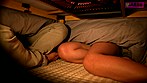 グラマーな義理母に欲情してしまい父に隠れてコタツの中でおマ○コ触りまくって･･･。 サンプル画像9