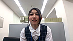 お仕事中にお邪魔して･･･ 都内商社勤務23歳 美月さん（仮名） サンプル画像12